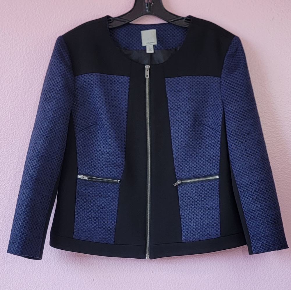 Halogen Navy Blazer, jacket/  L/P.